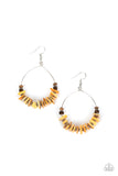 Hawaiian Kiss - Yellow - Paparazzi Accessories