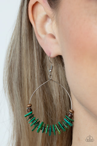 Hawaiian Kiss - Green - Paparazzi Accessories