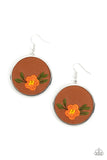 Prairie Patchwork - Orange - Paparazzi Accessories