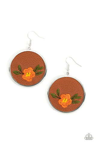 Prairie Patchwork - Orange - Paparazzi Accessories