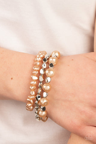 Shoreside Soiree - Brown - Paparazzi Accessories