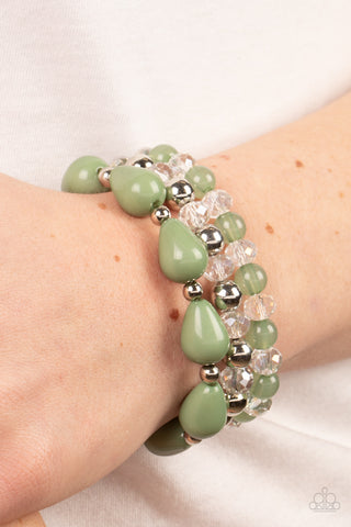Beachside Brunch - Green - Paparazzi Accessories
