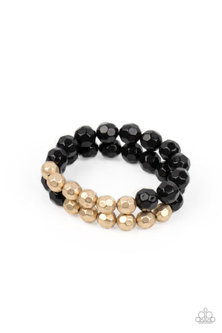 Grecian Glamour - Black - Paparazzi Accessories