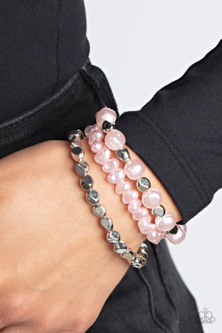 Shoreside Soiree - Pink - Paparazzi Accessories