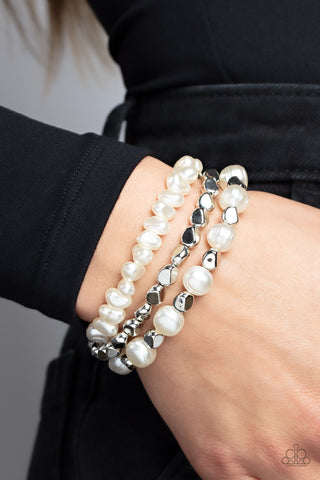 Shoreside Soiree - White - Paparazzi Accessories