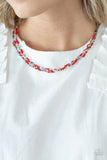 Explore Every Angle - Red - Paparazzi Accessories