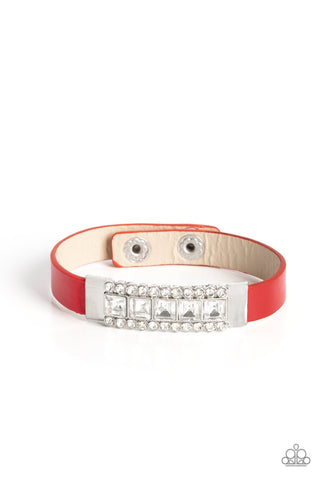 Rebel Reputation - Red - Paparazzi Accessories