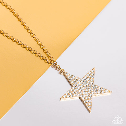 Rock Star Sparkle - Gold - Paparazzi Accessories