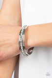 Prismatic Pizazz - Silver - Paparazzi Accessories