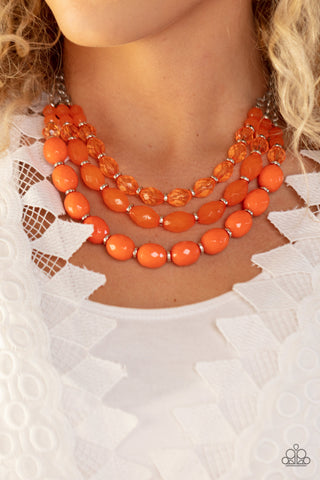 Tropical Hideaway - Orange - Paparazzi Accessories