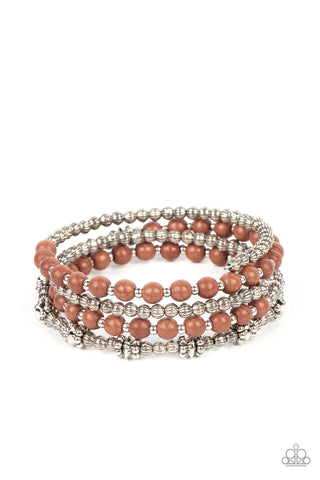 Road Trip Remix - Brown - Paparazzi Accessories