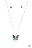 Flutter Forte - Blue - Paparazzi Accessories