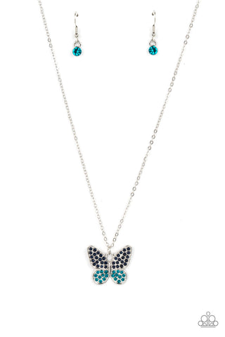 Flutter Forte - Blue - Paparazzi Accessories
