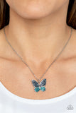 Flutter Forte - Blue - Paparazzi Accessories