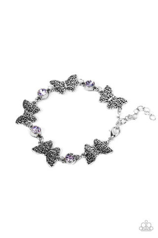 Has a WING to It - Purple - Paparazzi Accessories