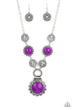 Poppy Persuasion - Purple - Paparazzi Accessories