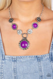 Poppy Persuasion - Purple - Paparazzi Accessories