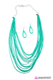 Sunset Samba - Blue - Paparazzi Accessories