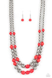 Country Road Trip - Red - Paparazzi Accessories