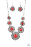 Garden Glade - Red - Paparazzi Accessories