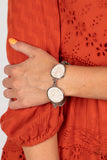 Flat Out Frontier - White - Paparazzi Accessories