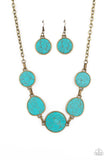 Santa Fe Flats - Brass - Paparazzi Accessories