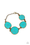 Flat Out Frontier - Brass - Paparazzi Accessories