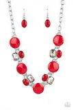 Dreaming in MULTICOLOR - Red - Paparazzi Accessories