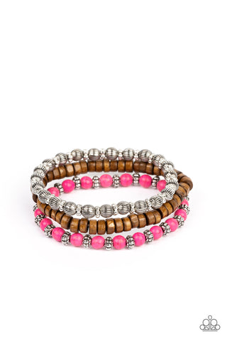 ESCAPADE Route - Pink - Paparazzi Accessories