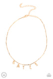 Say My Name - Gold - Paparazzi Accessories