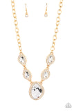 The Upper Echelon - Gold - Paparazzi Accessories