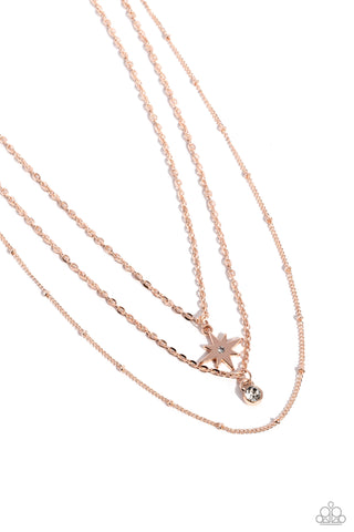 Trendy Twinkle - Rose Gold - Paparazzi Accessories