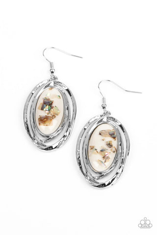 Ocean Floor Oracle - White - Paparazzi Accessories