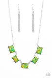 Opalescent Oblivion - Green - Paparazzi Accessories