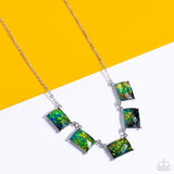Opalescent Oblivion - Green - Paparazzi Accessories