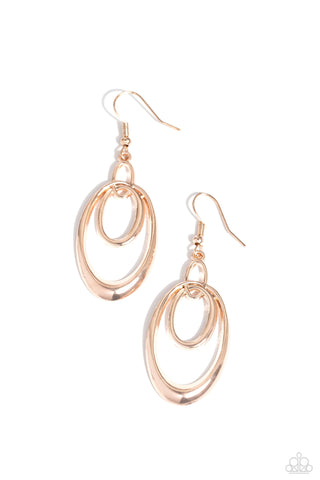 So OVAL-Rated - Rose Gold - Paparazzi Accessories