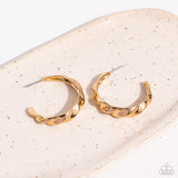 HOOP it Up - Gold - Paparazzi Accessories