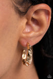 HOOP it Up - Gold - Paparazzi Accessories