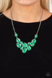 Keeps GLOWING and GLOWING - Green - Paparazzi Accessories