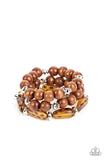 WILD-Mannered - Brown - Paparazzi Accessories