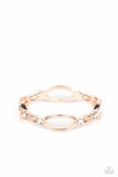 Interwoven Illusion - Rose Gold - Paparazzi Accessories