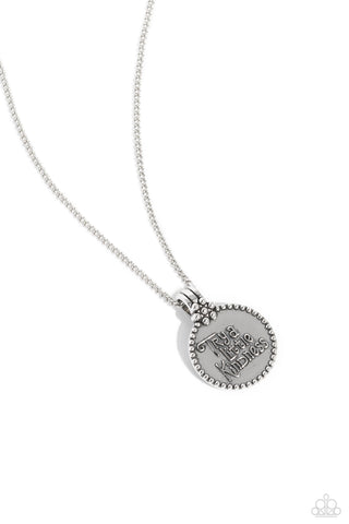 The KIND Side - Silver - Paparazzi Accessories