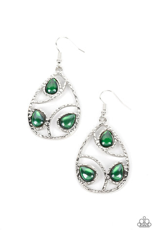 Send the BRIGHT Message - Green - Paparazzi Accessories