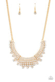 Shimmering Song - Gold - Paparazzi Accessories