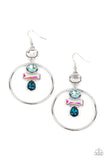 Geometric Glam - Blue - Paparazzi Accessories