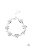 Catching Feelings - White - Paparazzi Accessories