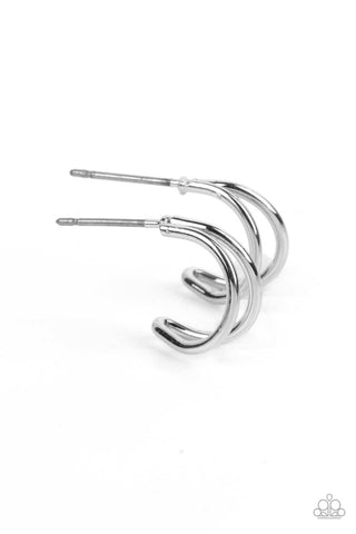 Charming Crescents - Silver - Paparazzi Accessories