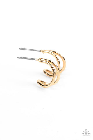 Charming Crescents - Gold - Paparazzi Accessories