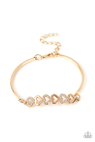 Attentive Admirer - Gold - Paparazzi Accessories