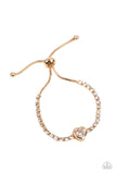 Mirrored Love - Gold - Paparazzi Accessories